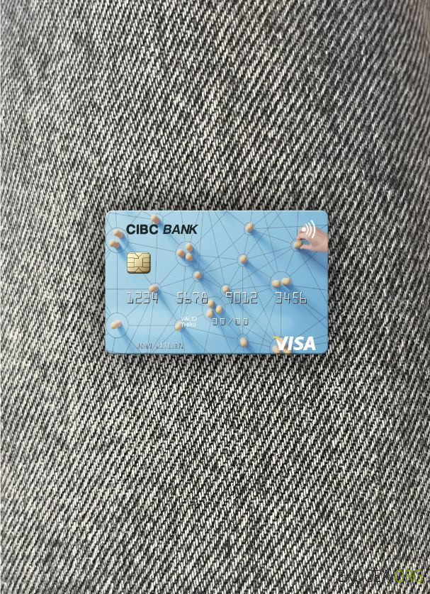 USA CIBC Bank Visa Card photolook recto